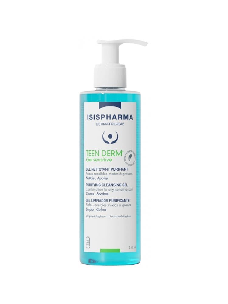 Isis Pharma Teen Derm Gel Sensitive Cleanser 250ml