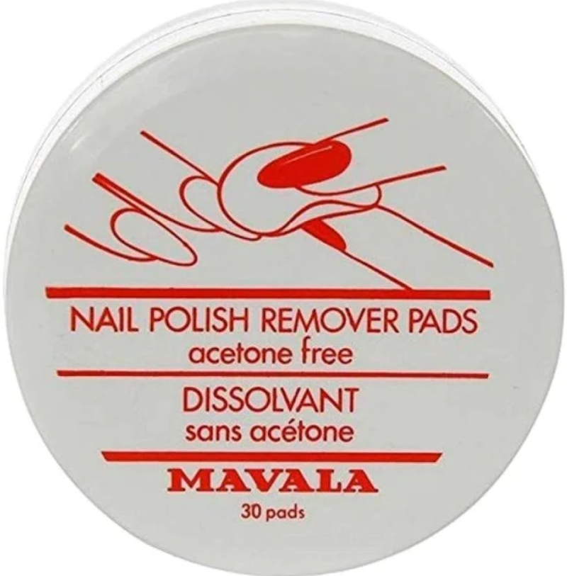 Nail Polish Remover Pads Acetone-Free Mavala 30 Pieces