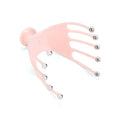 Pastel Head Massager with Rolling Wheels for Scalp Stimulation & Relaxation
