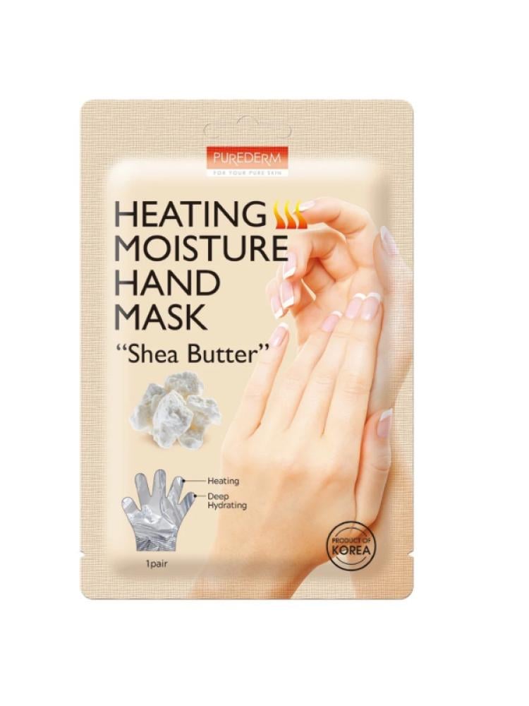 Purederm Shea Butter Moisturizing Warming Hand Mask - 1 Pair