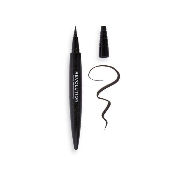 Revolution Renaissance Waterproof Eyeliner Pencil Black Long-Wear