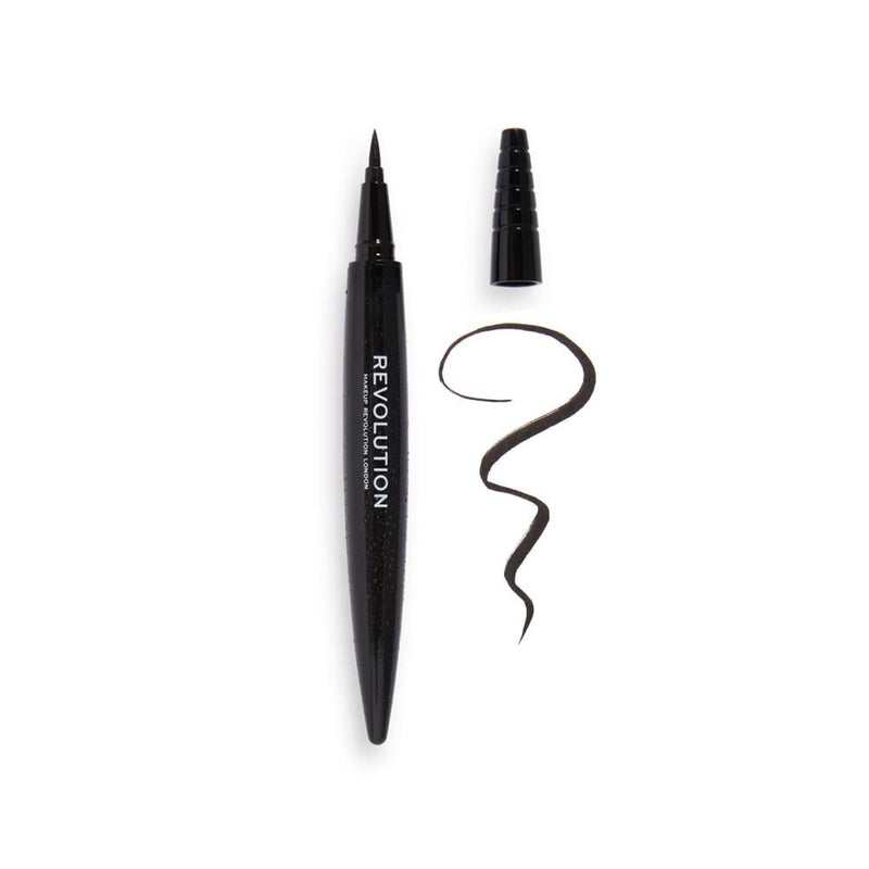 Revolution Renaissance Waterproof Eyeliner Pencil Black Long-Wear