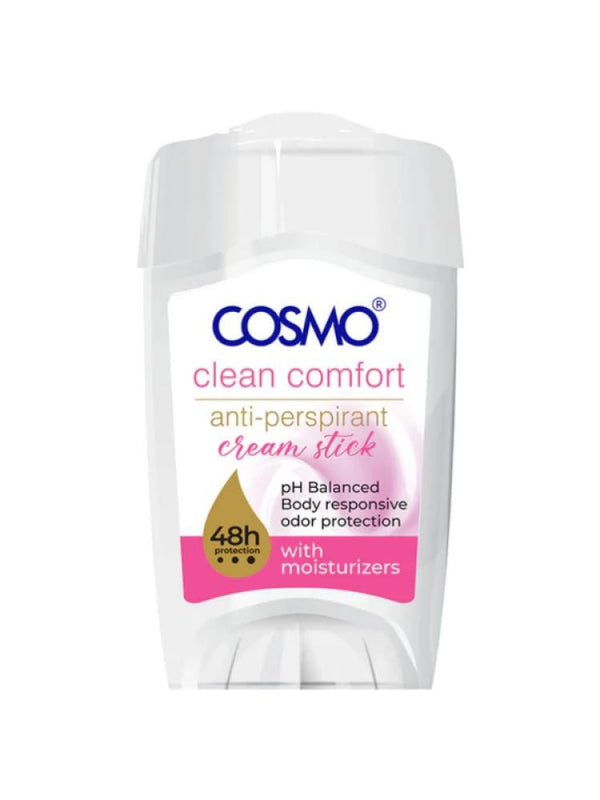 Cosmo Clean Comfort Antiperspirant Stick Deodorant 45ml