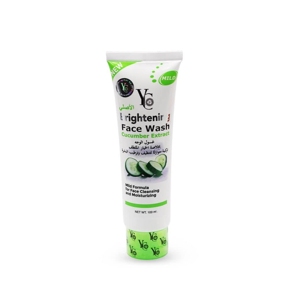 YC Brightening Face Wash Cucumber Extract Cleanses & Moisturizes 100ml