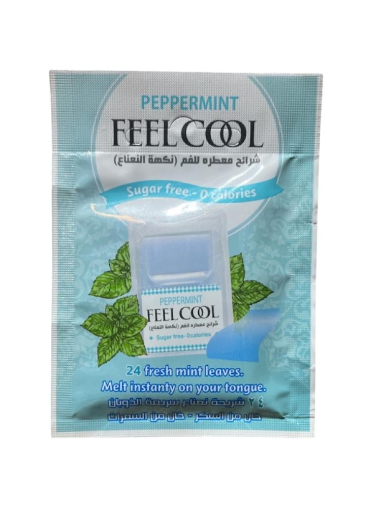 Mouth Freshener Strips Mint Flavor Fast-Dissolving Papermints 24 Strips
