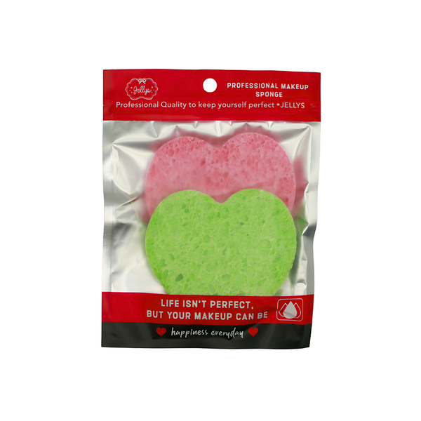 Jellys Makeup Sponges, Foundation & Concealer Applicators, 2 Piece Set
