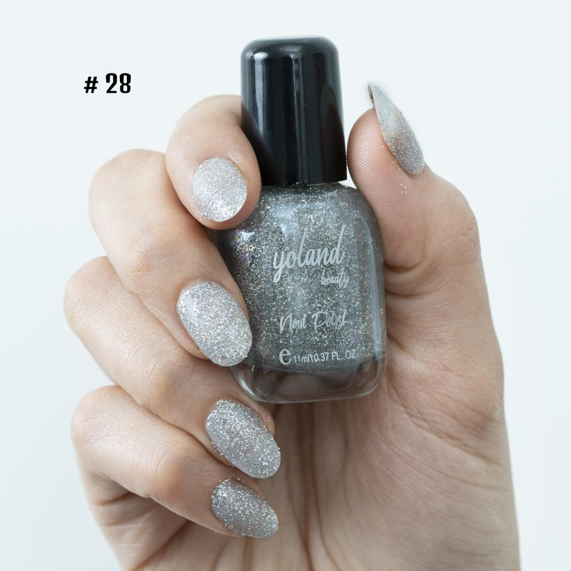 Shop Nail Polish Quick-Dry Chip-Resistant Formula Shade 28 Yolande Beauty 10ml