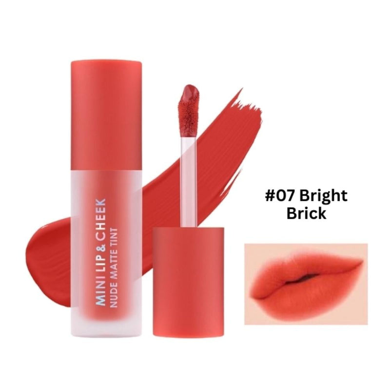 Matte Lip and Cheek Cream Hydrating Long-Lasting 07 Bright Break Cathy Doll 3.5g