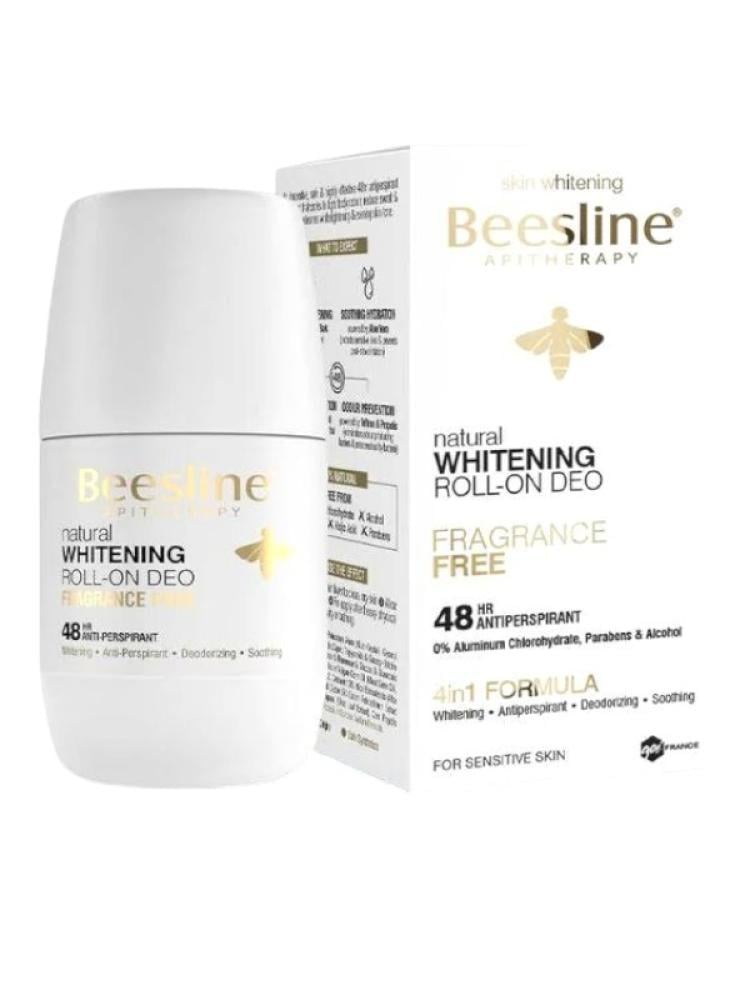 Beesline Whitening Roll-On Deodorant Fragrance-Free 50ml