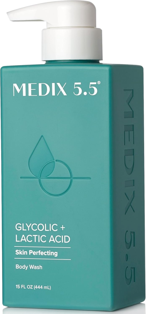 Glycolic Acid Body Wash Lactic Acid Skin Improvement Medix 5.5 444ml