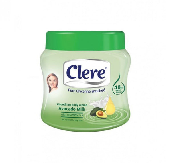 Clear Avocado Milk Smoothing Body Cream, Moisturizing, 500ml