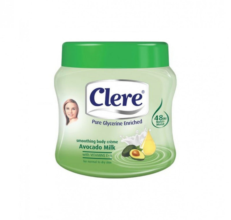 Clear Avocado Milk Smoothing Body Cream, Moisturizing, 500ml