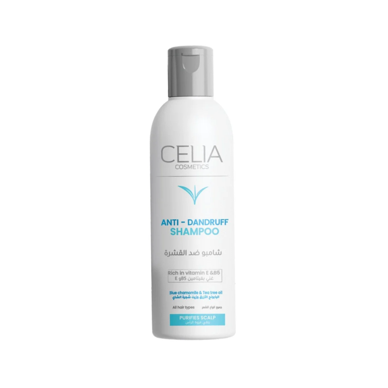 Tea Tree Shampoo Anti-Dandruff Blue Chamomile Soothing Celia 350ml