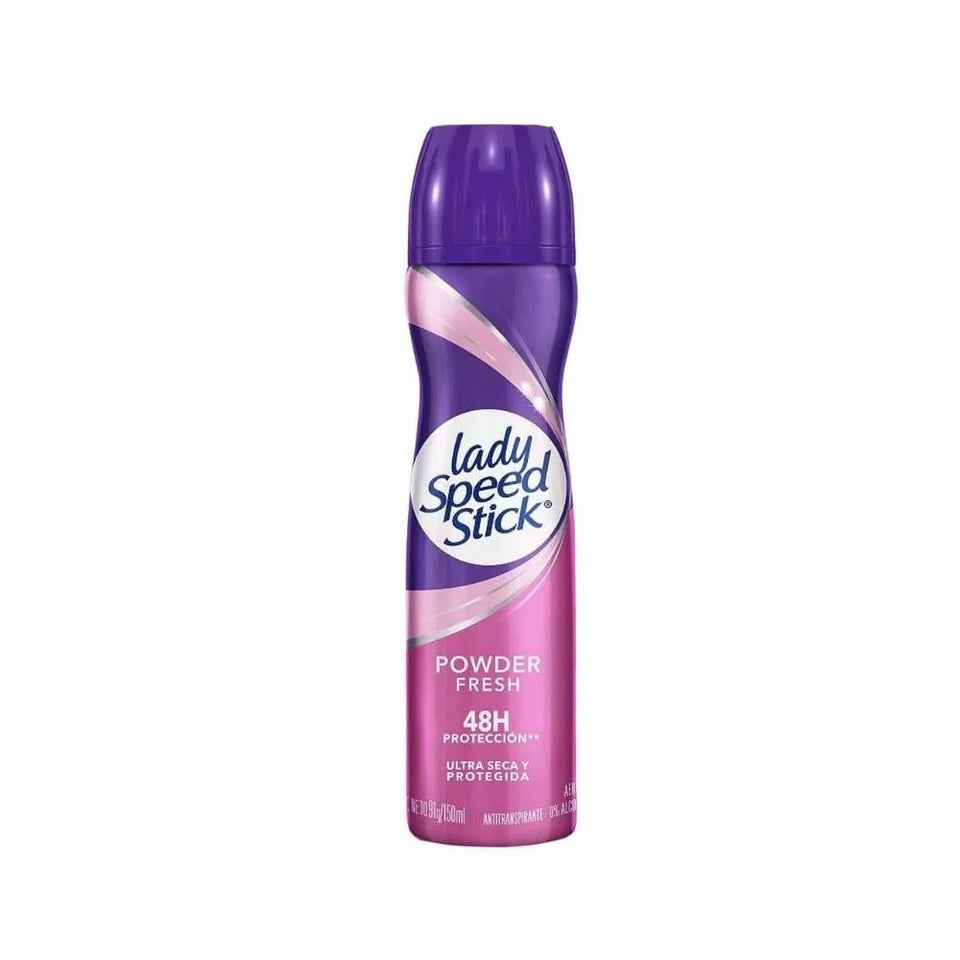 Lady Speed Stick Deodorant Spray Powder Fresh Protection & Freshness 150ml