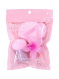 Makeup Sponge Set for Cream Foundation with Hair Clip Beauty System 5 Pieces