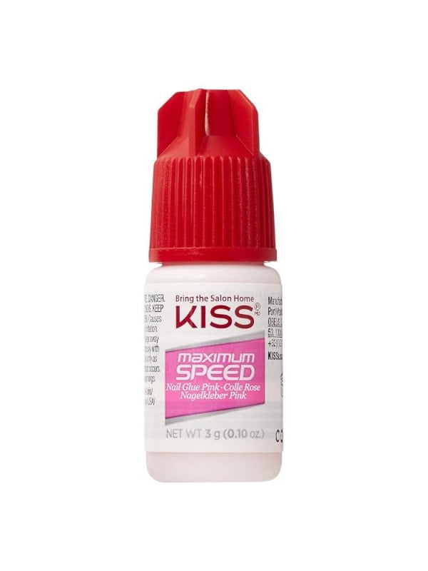 Kiss Nail Glue Fast Drying Pink - 3g
