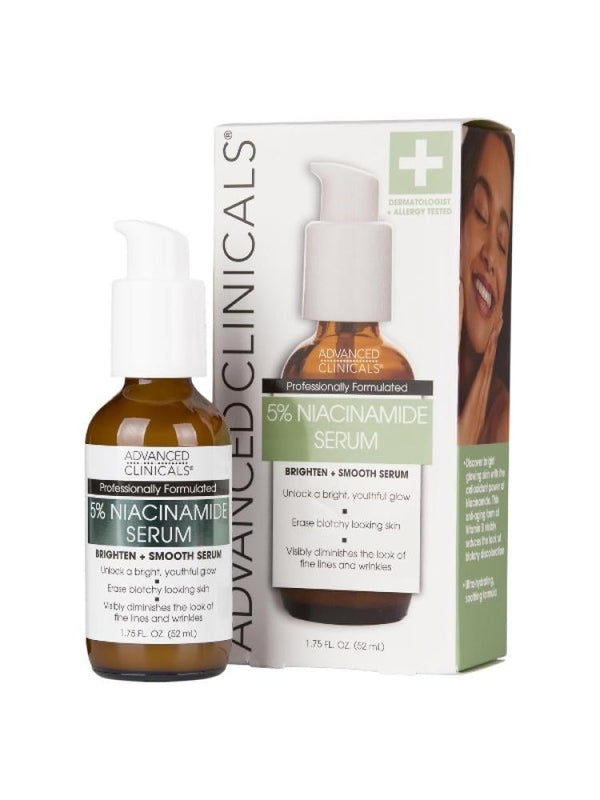 Advanced Clinicals Niacinamide 5% Serum - Vitamin B3, Brightening Serum - 52ml