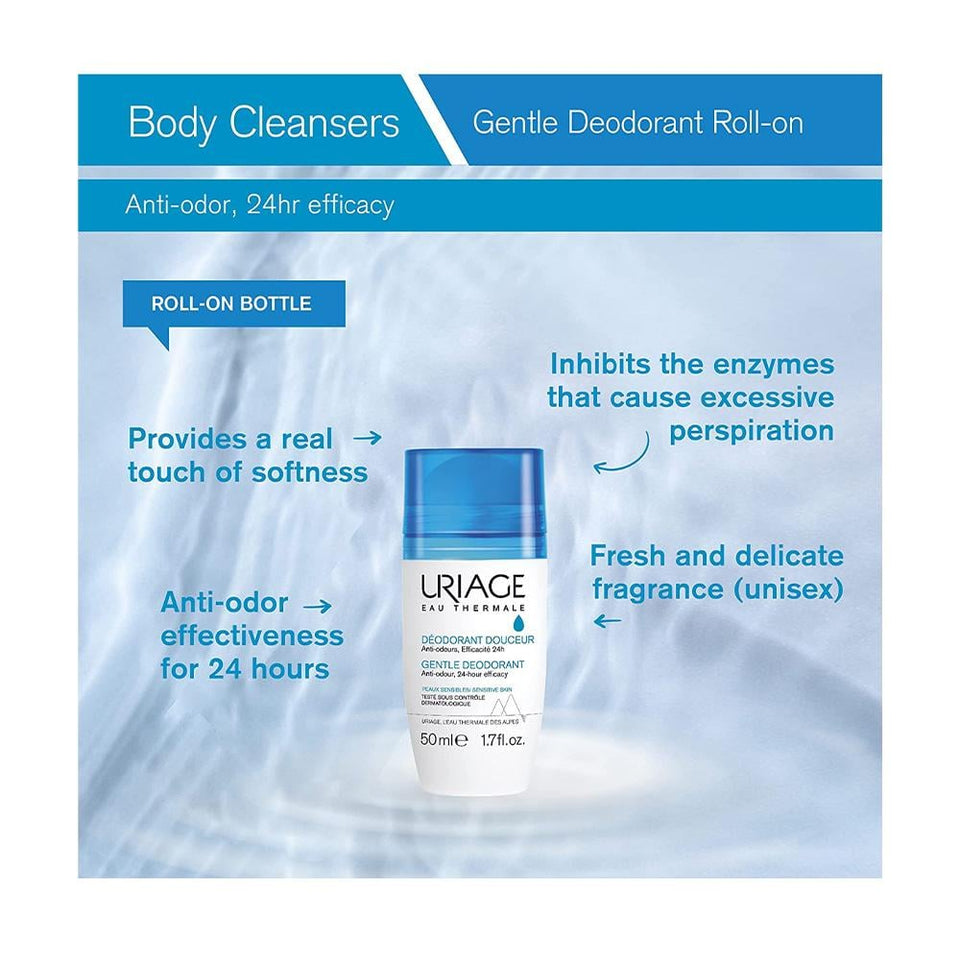 Uriage Deodorant Douceur Roll On for Sensitive Skin 50ml