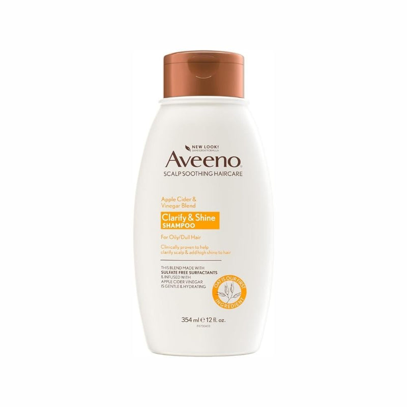 Aveeno Apple Cider Vinegar Shampoo, Smoothing, Soothing, 354 ml