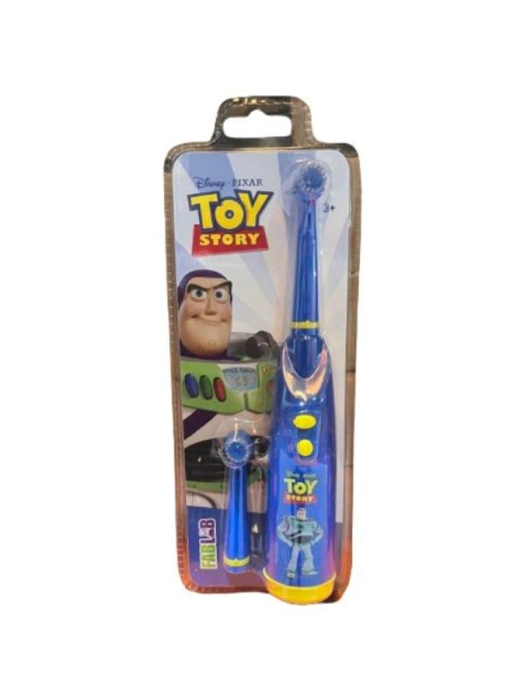 Fablab Battery Operated Kids Toothbrush - Toy Story Buzz Lightyear Design, Soft Bristles