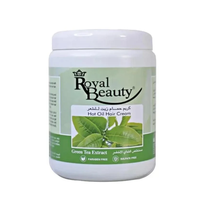 Royal Beauty Green Tea Hair Oil Bath Cream Moisturizing Mask 1000ml