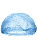 Disposable Hair Caps Blue Salon System 100 Pcs