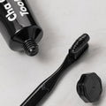 Unpa Cha Cha Soft Bristle Toothbrush, Black, for Daily Oral Care