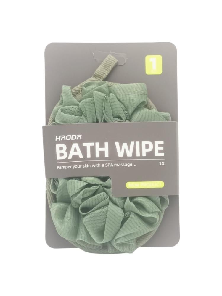 Natural Bath Sponge Long Handle Exfoliating HAODA 1pc