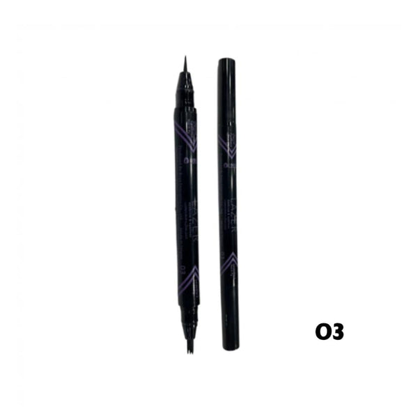 2-in-1 Eyebrow Pencil and Liquid Eyeliner Duo Lily Laser