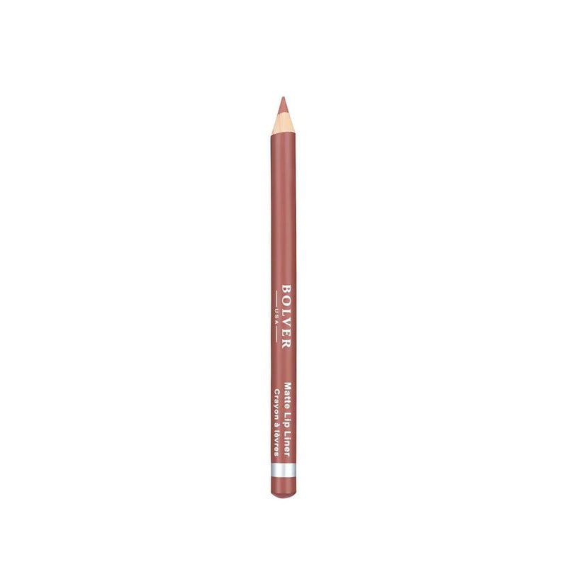 Bolver Matte Lip Liner L12, Long-Lasting Lip Definition Pencil