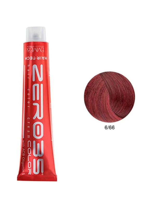 Zero 35 Italian Hair Dye 6/66 - 100 ml - Rich Color & Shine