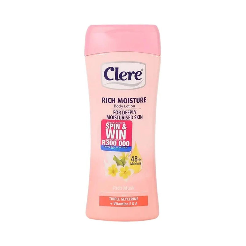 Clear Musk Body Lotion with Cocoa Butter, Moisturizing, 400ml