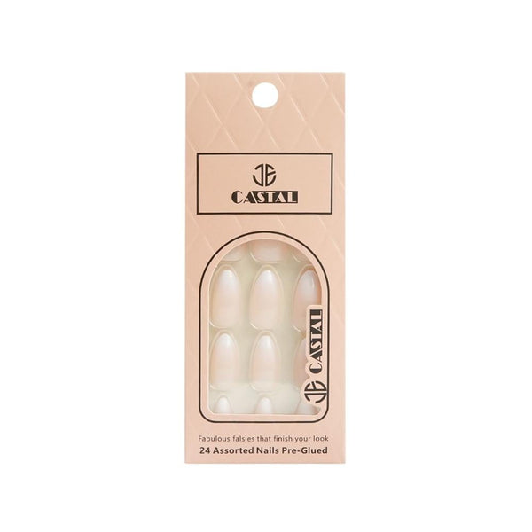 Self-Adhesive Press On Nails Reusable C07 Castal 24 Pieces