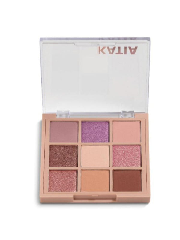 Affordable Nude Eyeshadow Palette 9 Colors Natural Matte Shimmer Katia 305