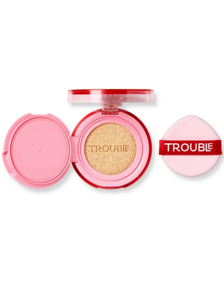 Trouble Maker Firecracker Cushion Foundation - Medium Coverage, Dewy Finish - 12g