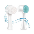Silicone Facial Cleansing Brush 2-in-1 Exfoliating Massage Dara Beauty 1 Unit