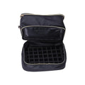 Salon System Black Makeup Bag with Gold Ribbon - BK24-494