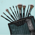 Eye Shadow Brush Set Synthetic Fibres Professional Application Brashes Q 10pcs