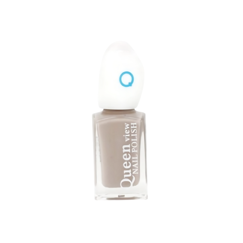 Queen View Nail Polish in Color 06 Gray, Quick-Dry Formula