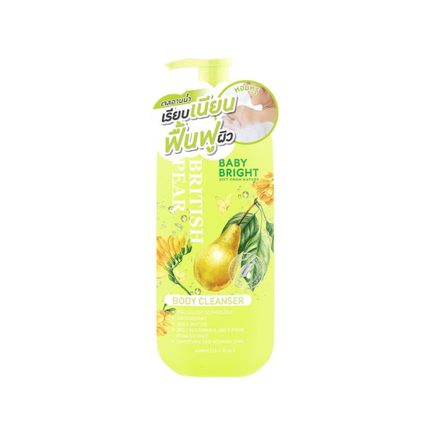 Baby Bright Pear Body Wash with Vitamin E and Shea Butter, 450ml