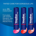 Vaseline Lip Therapy Blooming Pink Balm with Shea Butter & Manuka Honey - 3g