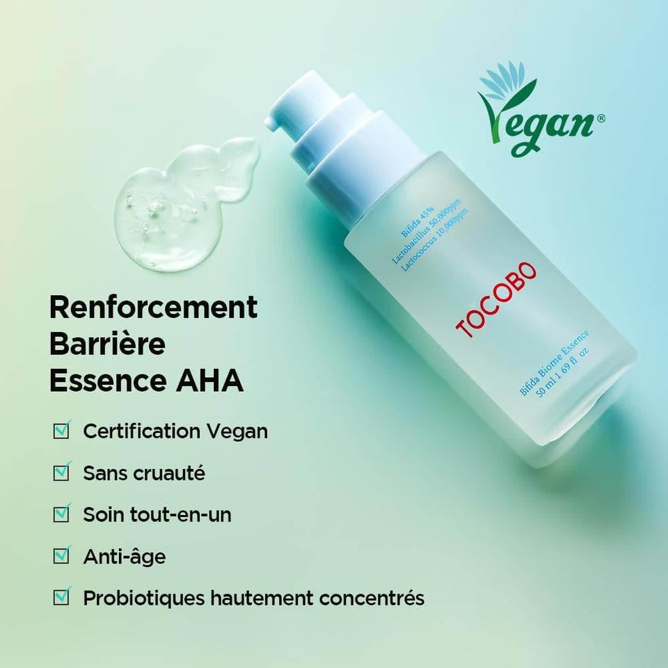 Tocobo Bifida Biome Essence Strengthens Skin Barrier, Hydrates, Anti-Aging 50ml