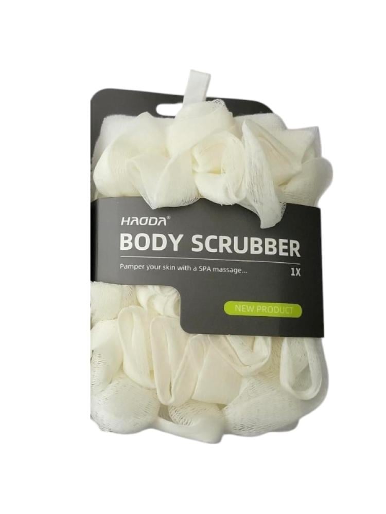 Haoda Body Scrubber - Soft Mesh - White