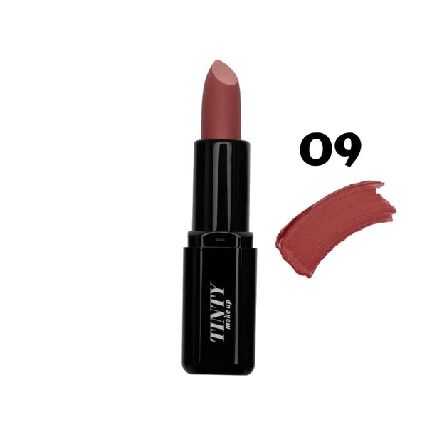 Tinty Matte Lipstick, Long Lasting Waterproof, Shade 09, 3.8g
