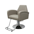 Salon System New York Style Hairdressing Chair Light Grey