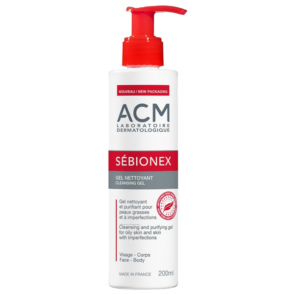 Cleansing Gel for Oily Skin Sebionex Acm 200ml