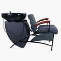 Salon System Square Seat Sink Chair with Wooden Sides BX-602