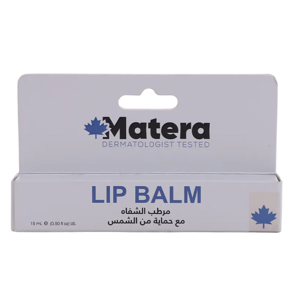 SPF Lip Balm Hydrating Sun Protection Fragrance Free Matera 15ml
