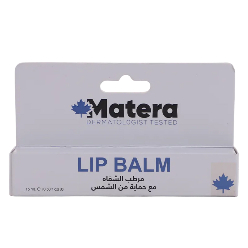 SPF Lip Balm Hydrating Sun Protection Fragrance Free Matera 15ml