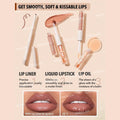 Sheglam Lip Duo Set: Dark Grey Matte Liner & High-Shine Gloss